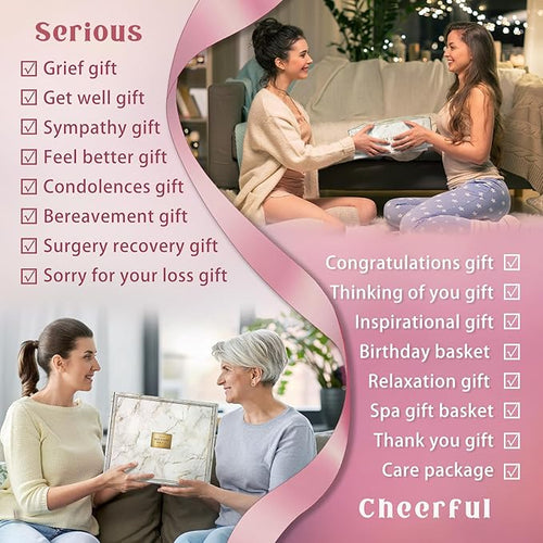 AHAGIFTREE Birthday Gifts, self Care, Get Well Soon Gift Baskets - Image 2