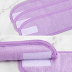 Whaline Spa Facial Headband 4 Packs Head Wrap Terry Cloth Headband Adjustable - Image 5