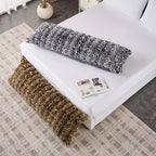 20x54 Fluffy Leopard Print Body Pillow, Cheetah Print Plush Fuzzy Faux Fur Body - Image 9