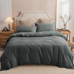PURE ERA Jersey Knit Duvet Cover Set 100% T-Shirt Cotton Super Soft Comfy 3pc - Image 6