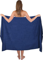 Belizzi Home Premium Cotton Oversized 2 Pack Bath Sheet 35x70-100% Pure Cotton - Image 5