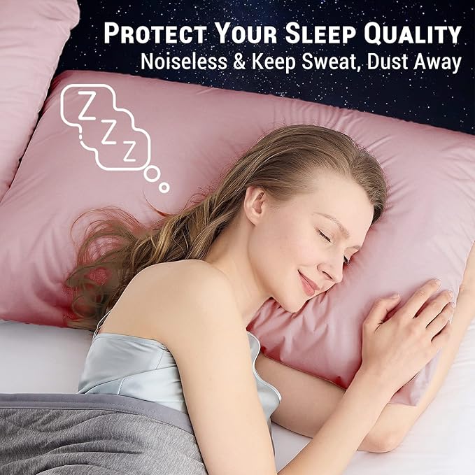 Gogreen Bamboo Rayon Waterproof Pillow Protector, Breathable Pillow Cover - Image 5