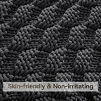 Knitted Weighted Blanket for Adult, No Beads Heavy Blanket 60” x 80'' 10lbs - Image 4