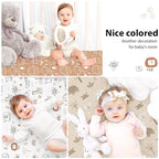Baby Mini Crib Sheets Boy, Portable 38”x26” Pack and Play Sheets Fitted - Image 9