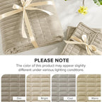 Comfort Spaces Queen Quilt Set Modern Reversible Plaid Coverlet Queen Bedding - Image 8