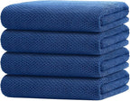 HOMEXCEL Bath Towel Set Pack of 4, 30 x 60 Inches Large Microfiber Bath Towels by HOMEXCEL