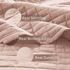 Comfort Spaces Kienna Quilt Set- Double Sided Stitching Design Summer Blanket - Image 4