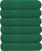KAHAF COLLECTION 6 Pack Bath Towels Set 100% Ring Spun Cotton, Lightweight by KAHAF+COLLECTION