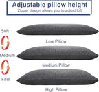 DWCN Cooling Body Pillow for Adults, 20x54 Inch Grey - Image 5
