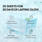 VT COSMETICS Cryo Ice Cool Mask, 30 Sheets, Cooling & De-Puffing Daily Sheet - Image 5