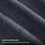 BIOWEAVES 100% Organic Cotton Bath Sheet Set of 2 | Soft Oversized Bath Towels - Image 4