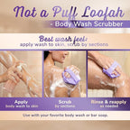 SILKLE Silicone Body Scrubber – Gentle Exfoliating Shower Scrubber - Image 5