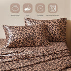 MR&HM Satin Bed Sheets, Twin Size Sheets Set - Image 6