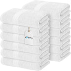 Avalon Towels Bath Towels for Bathroom 100% Cotton White Bathroom Towels Pack by AvalonTowels