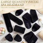 Tigeen 80 Pcs Spa Headband Facial Headbands Bulk Adjustable Hair Wraps - Image 6