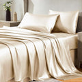 CozyLux Satin Sheets Queen Size Bed Set by CozyLux