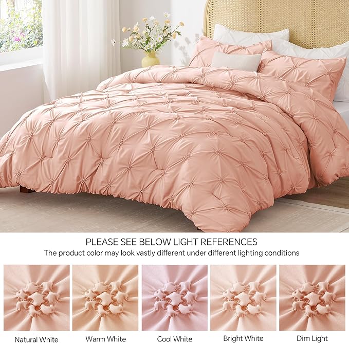 BEDELITE Dusty Pink Twin Comforter Set - Image 7
