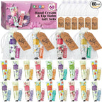 AZEN 60 Sets Bulk Gifts, Hand Cream and Lip Balm Bulk Set by AZEN