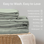 Pillow Cases King Size Set of 2 Pillowcases 100% Viscose from Bamboo Cooling - Image 9
