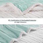LaffyLo Heated Throw Blanket 50 x 60, Fast Heating Electric Blanket, Dual-Sided - Image 2