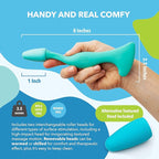 RAD 2-in-1 Face Roller – Textured and Smooth Silicone Roller Head Options - Image 4