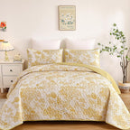 WONGS BEDDING Botanical Quilt Set Queen Size - Image 2