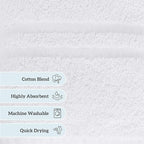 GREEN LIFESTYLE 12x12 Cotton Washcloths - Image 3