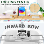SereneLife Premium Bathtub Tray Caddy - Image 3