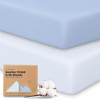 KeaBabies 2-Pack Organic Crib Sheets by KeaBabies