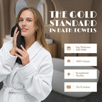 White Classic Black Washcloths Set - Image 2