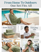 Casa Platino 100% Luxury Cotton Bath Towel Pack of 18 - Image 6
