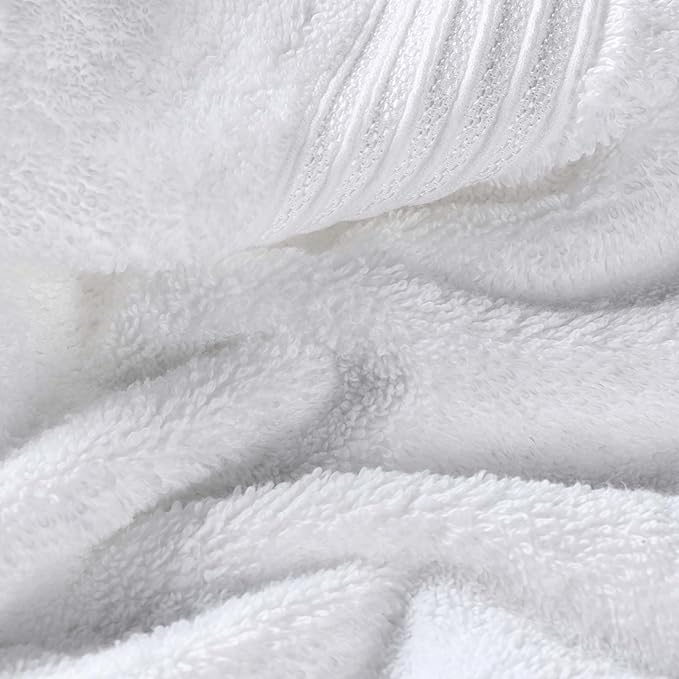 Superior Egyptian Cotton 8-Piece Towel Set, Guest Bath Decor Essentials - Image 6