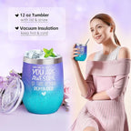 LUCOTIYA Gifts for Women, Mothers Day Gift Basket for Woman Birthday Wine - Image 3