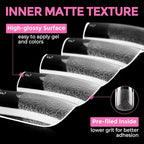 UNA GELLA Short Square Gel Nail Tips 216pcs Short Square Press on Nails - Image 7