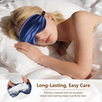Sleep Mask Silk Eye Mask for Men Sleeping Mask, Adjustable Elastic Strap for - Image 5