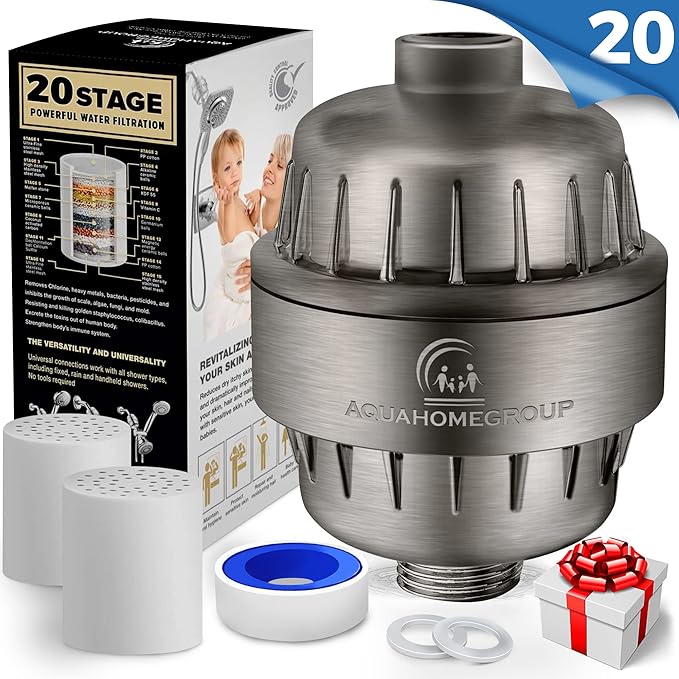 AquaHomeGroup 20 Stage Shower Filter - Image 2