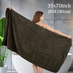 Ycosy 4 Pack Extra Large Microfiber Bath Towels Set, 35x70 inches, Less Lint - Image 2