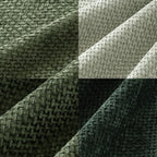 MIULEE Pack of 4 Couch Throw Pillow Covers 16x16 Inch Green Soft Decorative - Image 2