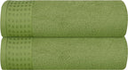 GLAMBURG 100% Cotton 2 Pack Oversized Bath Towel Set 28x55 Inches, Ultra Soft by GLAMBURG