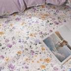 mixinni Floral Duvet Cover Set Twin XL Size, 100% Cotton 3-Piece Bedding Set - Image 8