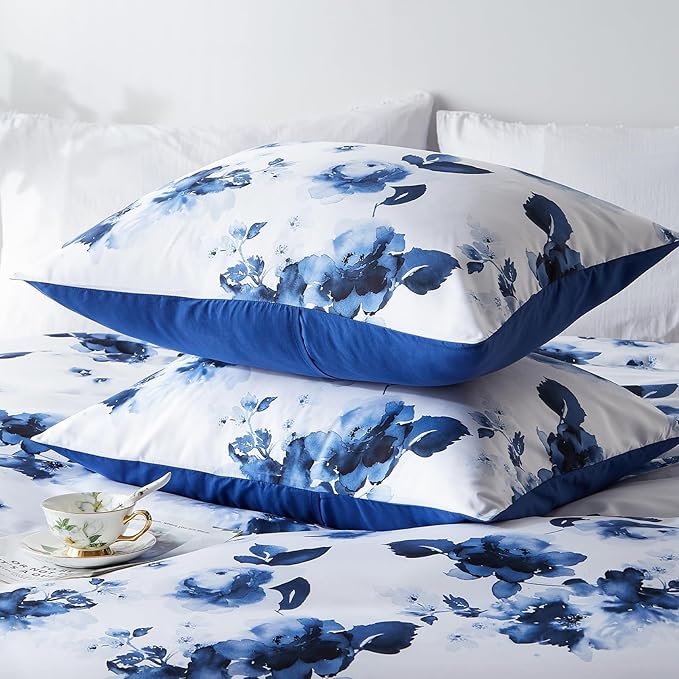 Cupocupa Duvet Cover Full Size Set Boho Floral Pattern Full Duvet Cover Set - Image 7