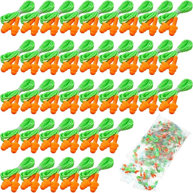 Tondiamo 200 Pairs Ear Plugs Reusable Silicone Earplugs by Tondiamo