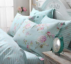 FADFAY French Country Duvet Cover Set King/California King 100% Cotton Floral - Image 6