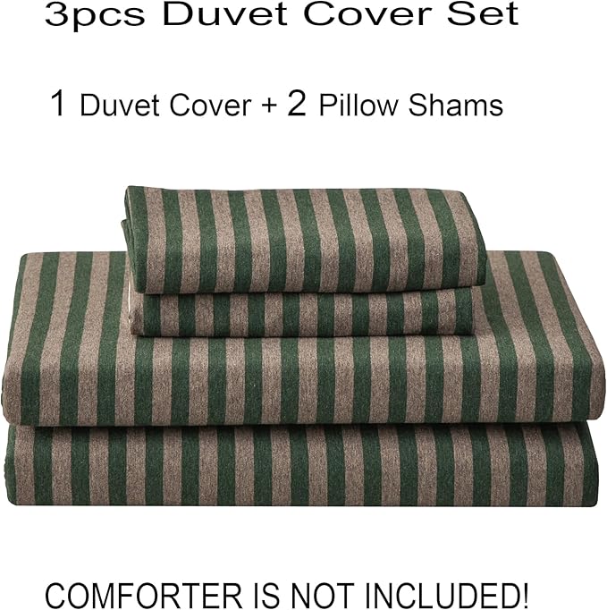 PURE ERA Jersey Knit Duvet Cover Set 100% T-Shirt Heather Cotton Super Soft - Image 7
