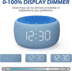 Buffbee Sound Machine & Alarm Clock 2-in-1, 0-100% Clock Face Brightness - Image 4