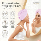 Cotton Hair Towel Wrap for Women/Kids | Quick Dry, Soft & Absorbent 420 GSM - Image 6