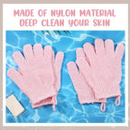 Didaey 104 Pcs Exfoliating Glove Bulk Shower Gloves - Image 7