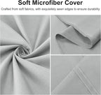 DOWNSTORIA Body Pillow Cover, Ultra Soft Microfiber Long Pillowcase, Envelope - Image 3