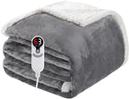 Electric Heated Blanket Full Size 72"x84", Soft Flannel by Soypipo