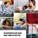 Sleep Mask, Silk Eye Mask for Sleeping - Image 6